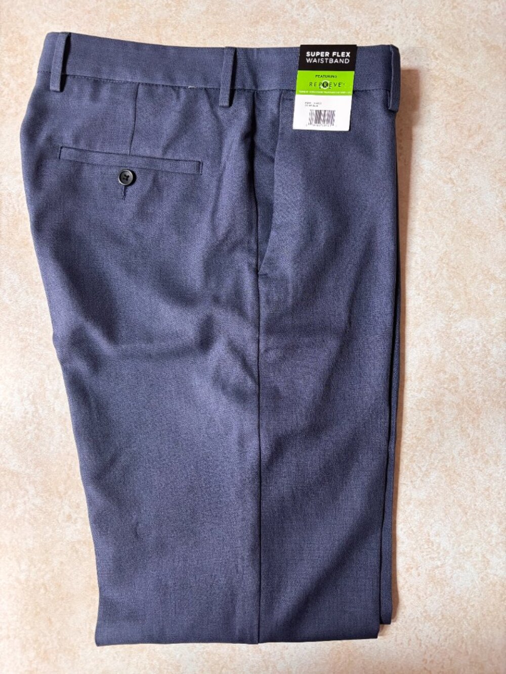 NWT Haggar Men's Dress Pants – Navy – 30x32 - Picture 2 of 3